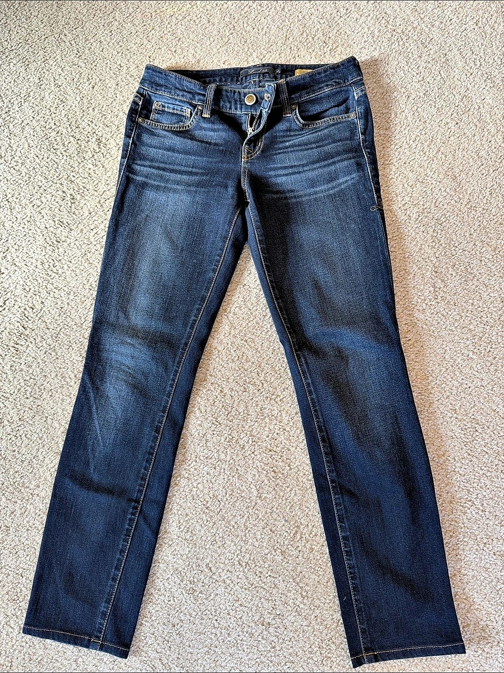 Level 99 Lily Skinny Straight Blue Jeans Waist 26